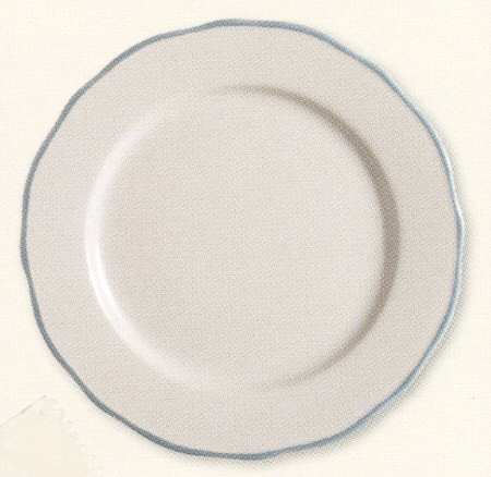 Fluted Blue Salad Plate
