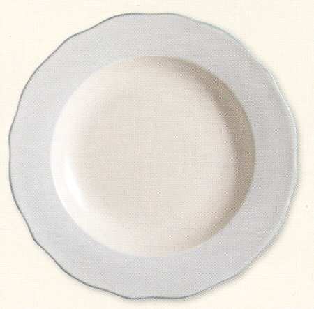 Fluted Blue 10" Pasta Serving Bowl