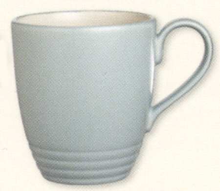 Fluted Blue Mug