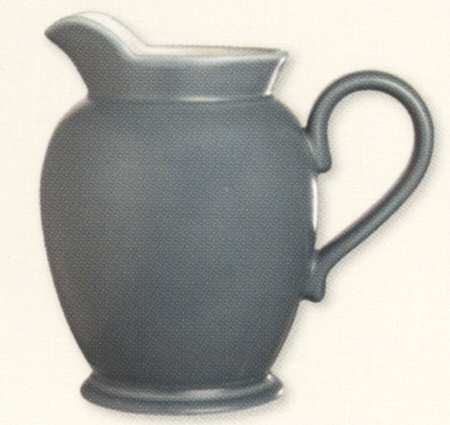Fluted Blue Large Creamer/Jug