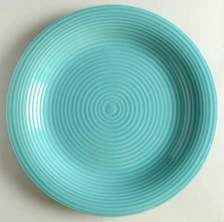 Metro Turquoise Dinner Plate