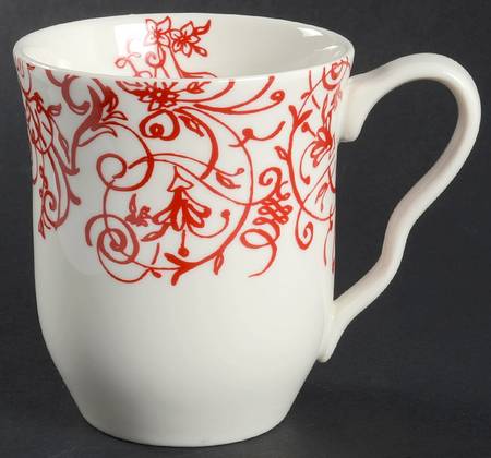 Cynthia's Scrolls Red Mug