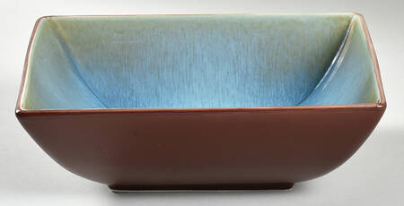Reactive Blue 8" Square Vegetable Bowl