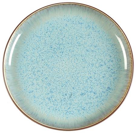 Reactive Stackable Blue Salad Plate