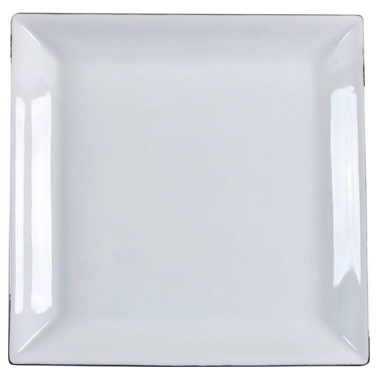 Grand Buffet Platinum-Fine Line Square Dinner Plate