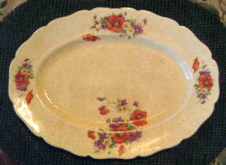 CAN93 Yellow 12" Oval Serving Platter