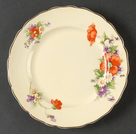CAN93 Yellow Bread & Butter Plate