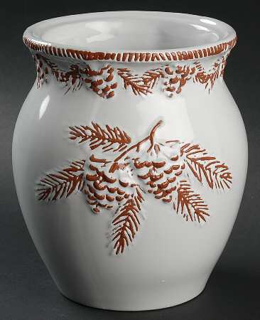 Pine Cone Biscuit Barrel No Lid