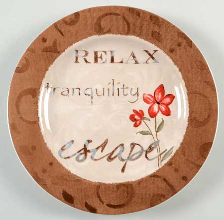 Earthly Inspirations Salad Plate