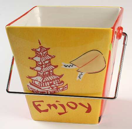 Chinese Take Out Figural Cookie Jar No Lid