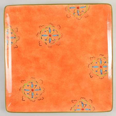 Santa Fe (Kate McRostie) Square Dinner Plate