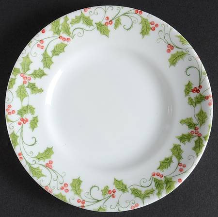 Evergreen Rose Bread & Butter Plate