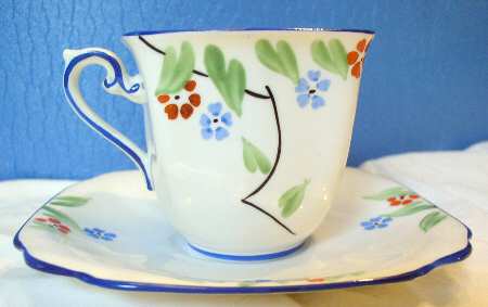 4603 Footed Cup & Saucer Set