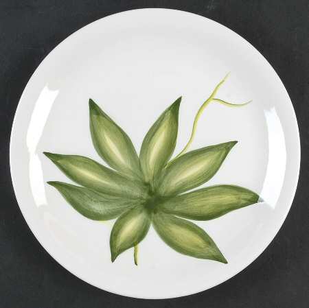 Tropical Leaves Salad Plate