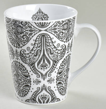 Linea Black Mug