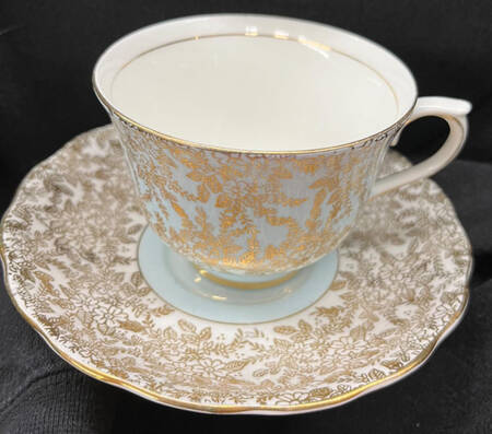 6499 Footed Cup & Saucer Set
