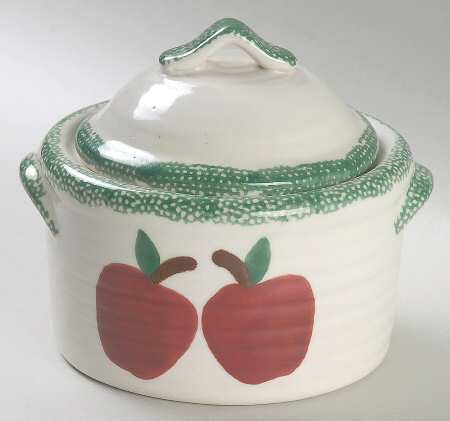 Apple Garden Individual Casserole & Lid