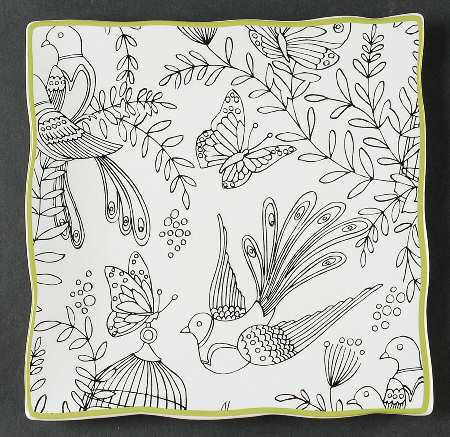 Bird Cage Salad Plate