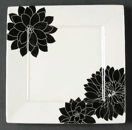 Mum White Salad Plate