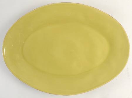 Marin Green 20" Oval Serving Platter
