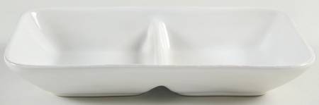 Marin White 2 Part Rectangular Divided Server