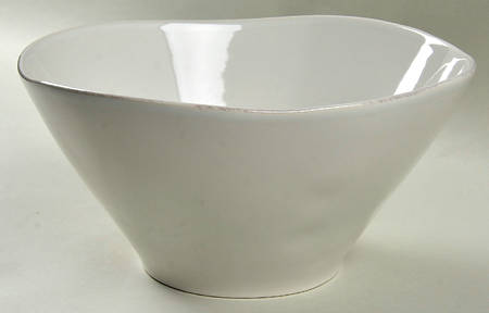 Marin White 10" Round Vegetable Bowl