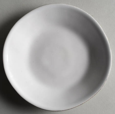 Marin White Appetizer Plate by Crate & Barrel