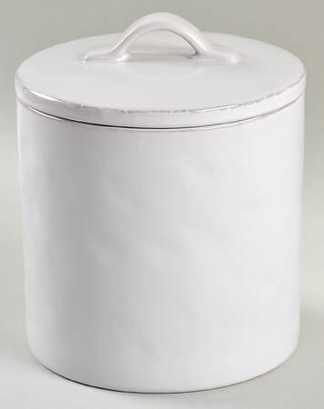 Marin White Small Canister & Lid