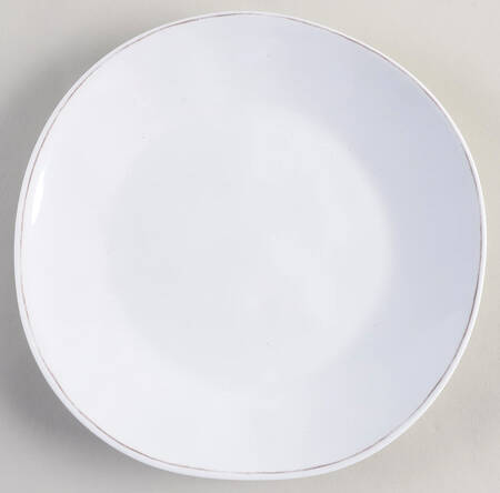 Marin White Melamine Dinner Plate