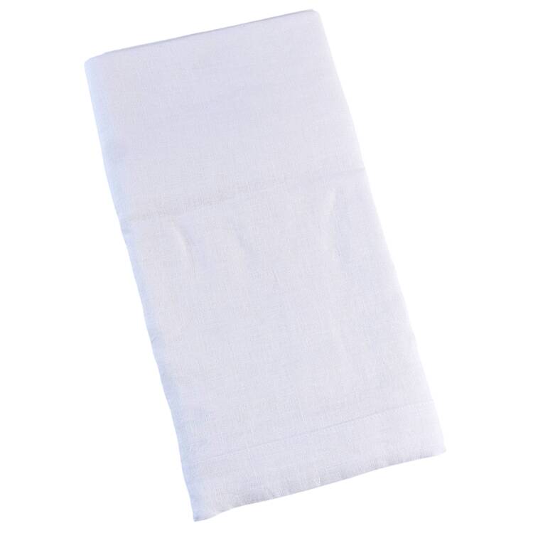 Marin White 18" X 120" Cloth Table Runner