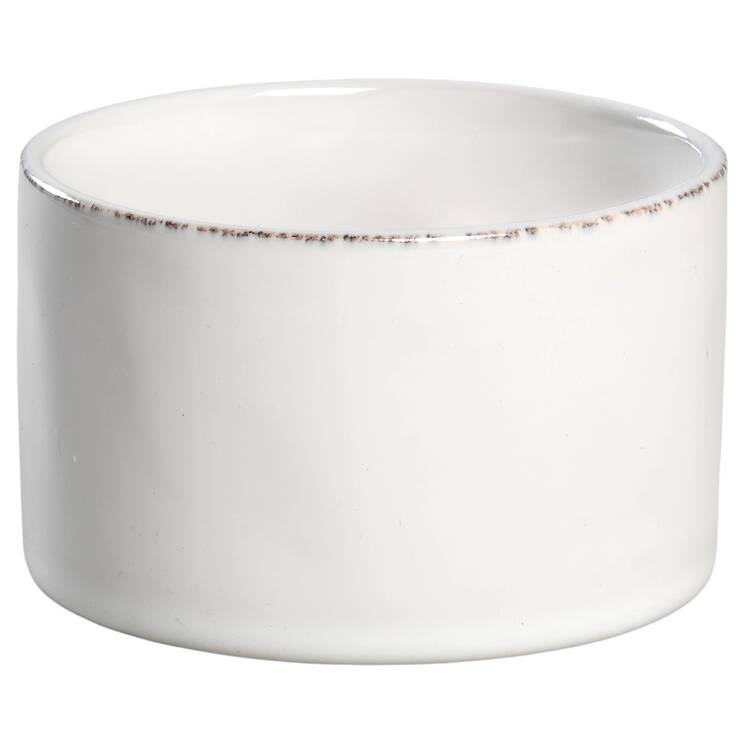 Marin White Salt Cellar No Lid