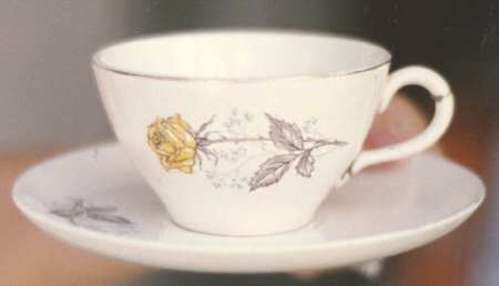 CAN261 Flat Cup & Saucer Set