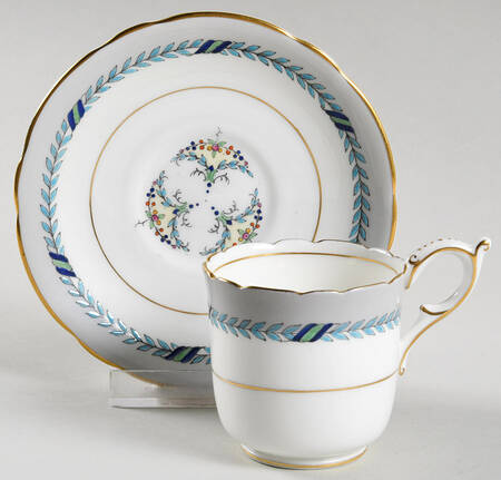 President, The (Scalloped) Footed Demitasse Cup & Saucer Set