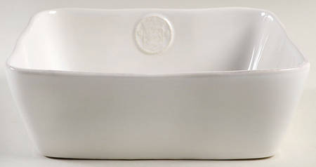 Forum White 9" Square Baker