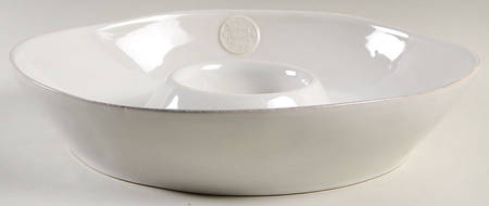 Forum White 1 Piece Chip & Dip