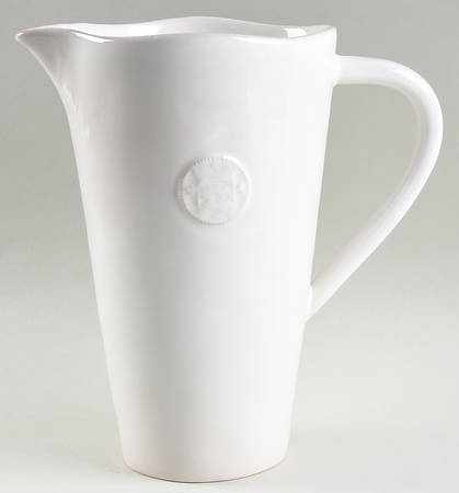 Forum White 64 Oz Pitcher by Casafina