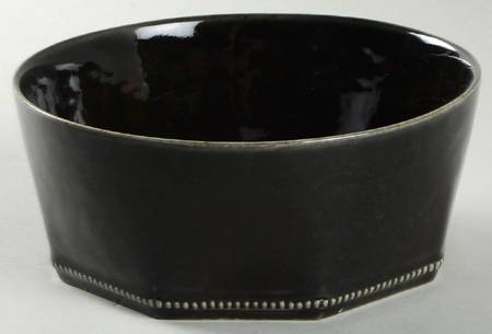 Prado Brown Black Soup/Cereal Bowl
