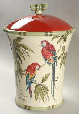 Bahamas Large Canister & Lid