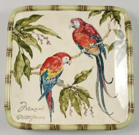 Bahamas Square Salad Plate