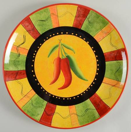 Caliente Chip Bowl/Plate for Chip & Dip Set