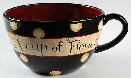 Family Table Cup Shape Flower Pot No Underplate