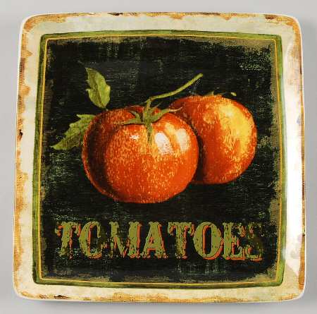Farm Fresh Square Dinner Plate