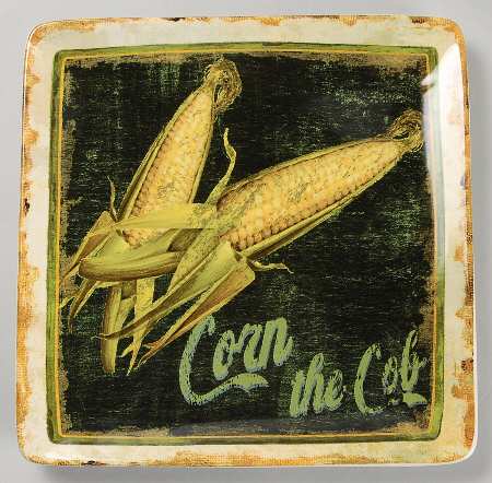 Farm Fresh Square Dinner Plate