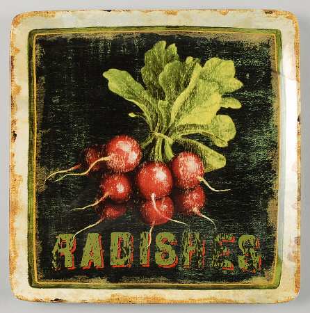 Farm Fresh Square Dinner Plate