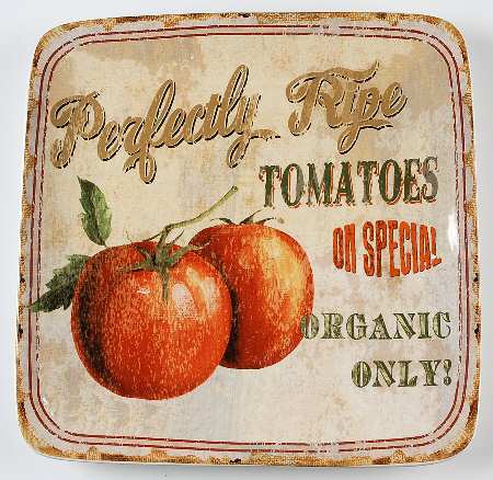 Farm Fresh 12" Square Serving Platter