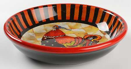 Rio Rooster 9" Soup/Pasta Bowl