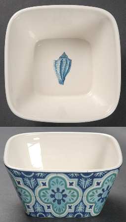 Trade Winds Individual Square Ice Cream Dish