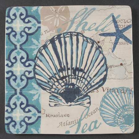 Trade Winds Square Salad Plate