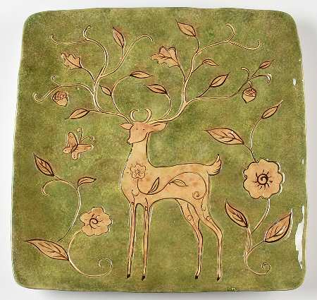 Woodland 14" Square Platter
