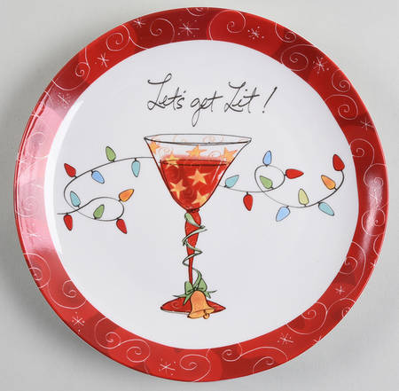 Holiday Cheer Salad/Dessert Plate